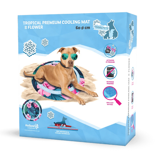 COOLPETS TROPICAL PREMIUM COOLING MAT FLOWER