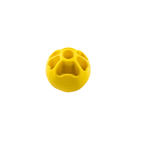 FIBOO SNACK FIBOOLL JUMBO - ŻÓŁTY 8CM - PIŁKA NA SMAKOŁYKI