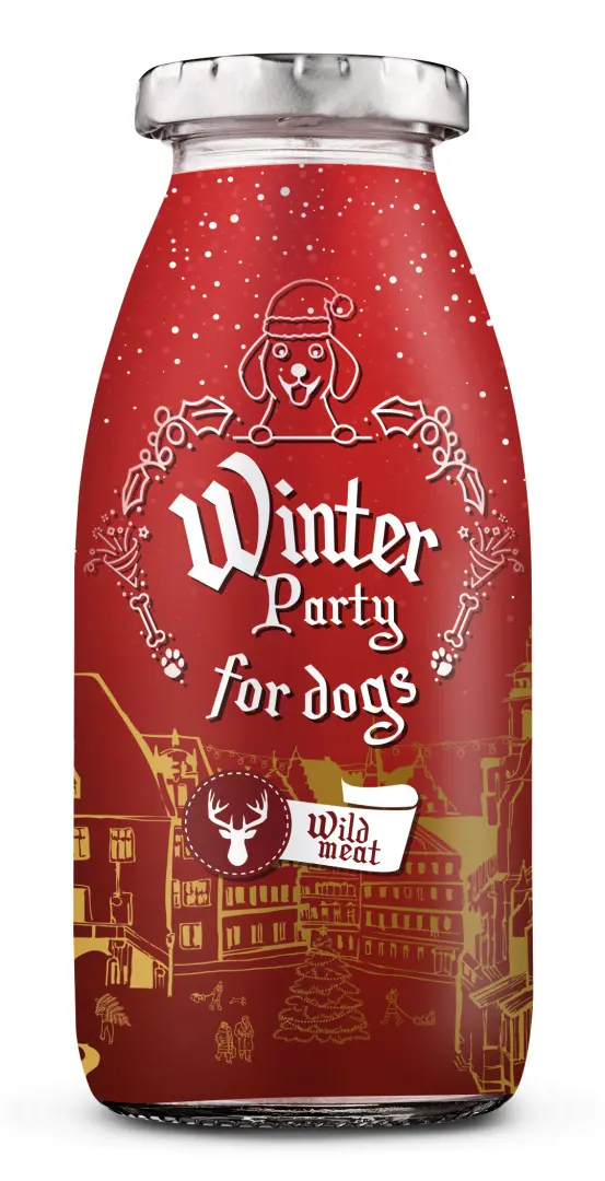SMOOTHIE DOG WINTER WILD 250 ML – NATURALNE ZIMOWE SMOOTHIE DLA PSA Z DZICZYZNĄ
