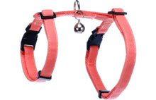 FLAMINGO CAT HARNESS WITH LEASH LOMI SALMON PINK 22-36CM 27-46CM 110CM 10MM