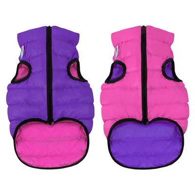 COLLAR AIRYVEST KURTKA DWUSTRONNA L 55 RÓŻOWO - FIOLETOWY