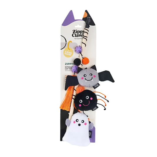 ZIPPY CLAWS HALLOWEEN ZIPPYSTICK GHOST WITH FRIENDS