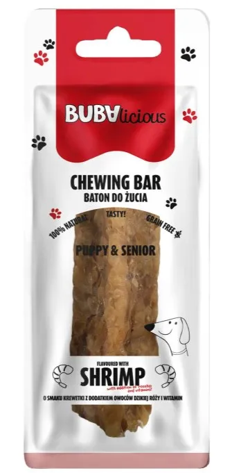 BUBA BUBALICIOUS GRYZAK DLA PSA BATON O SMAKU KREWETKI 12CM