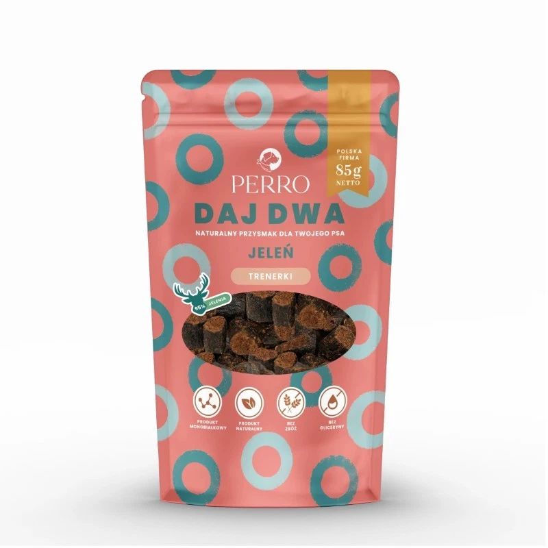 PERRO DAJ DWA PRZYSMAKI DLA PSA JELEŃ 85G