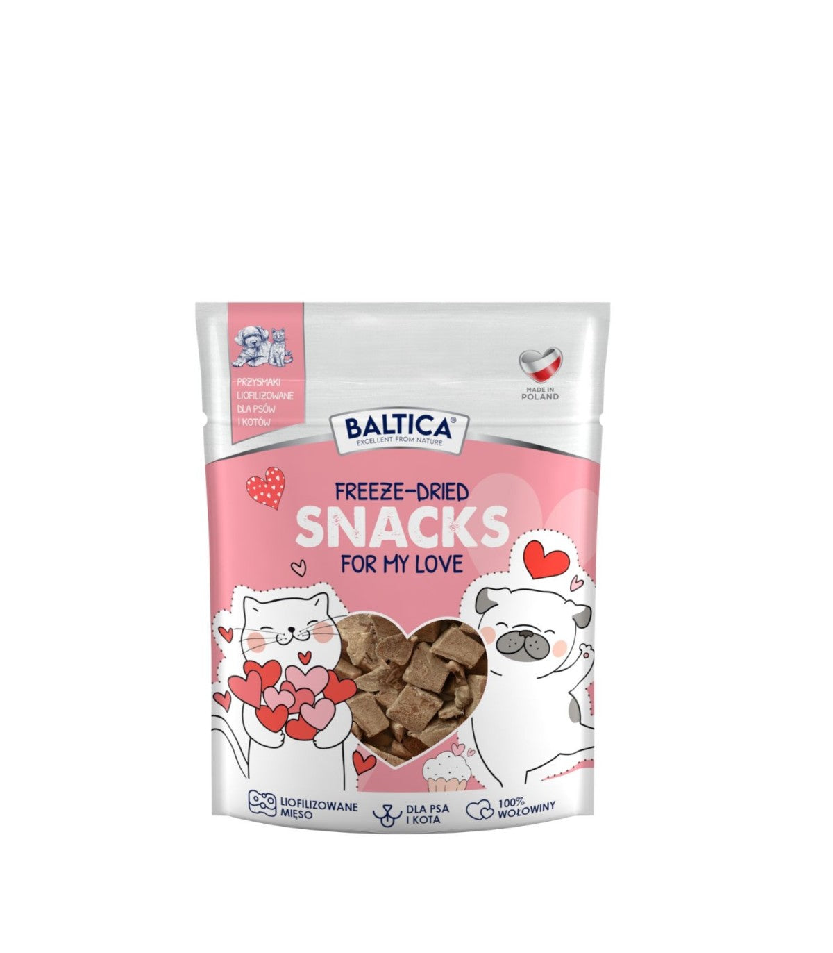 BALTICA SMAKI REGIONÓW PRZYSMAKI DLA PSA LOVE LIOFILIZOWANE 10G