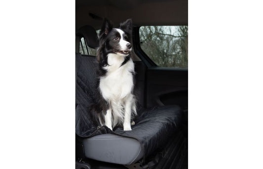 FLAMINGO CAR SEAT COVER KIA BACK SEAT BLACK 140X140CM