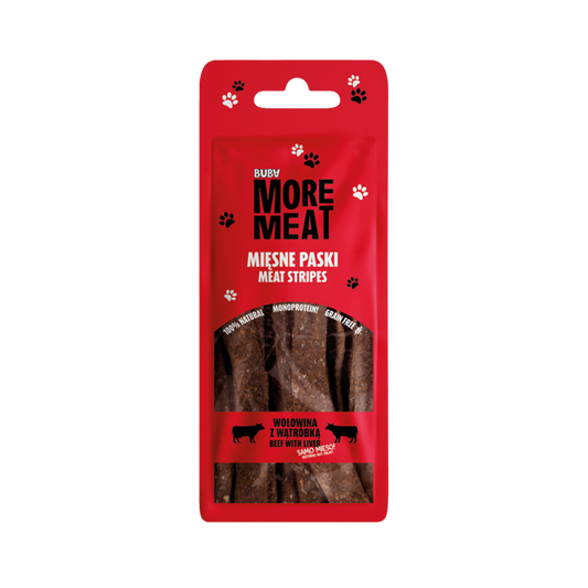 BUBA MORE MEAT PASKI WOŁOWINA WĄTRÓBKA 70G