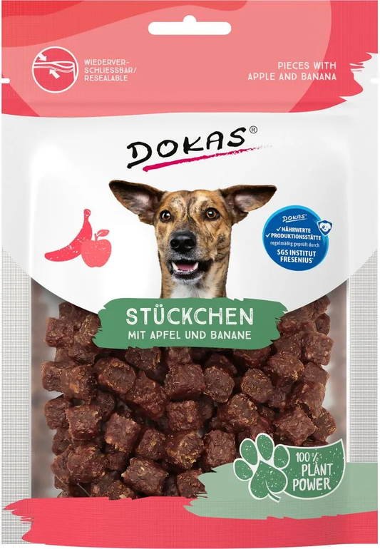 DOKAS STUCKCHEN MIT APFEL UND BANANE 105G