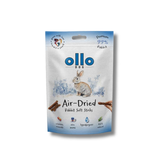 OLLO AIR DRIED PRZYSMAKI DLA PSA RABBIT STICK 80G