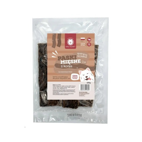 HAUNOW PASKI MIĘSNE PRZYSMAKI DLA PSA KOŃ 100G