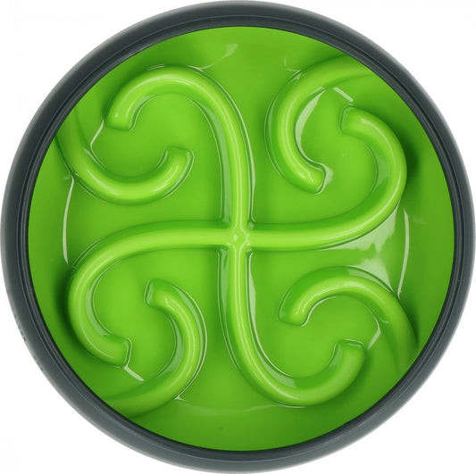 EAT SLOW LIVE LONGER TUMBLE FEEDER GREEN