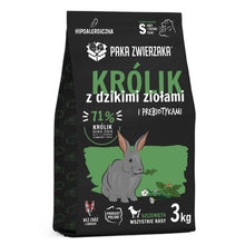 PAKA ZWIERZAKA JUNIOR SUCHA KARMA DLA PSA KRÓLIK I DZIKIE ZIOŁA 3KG