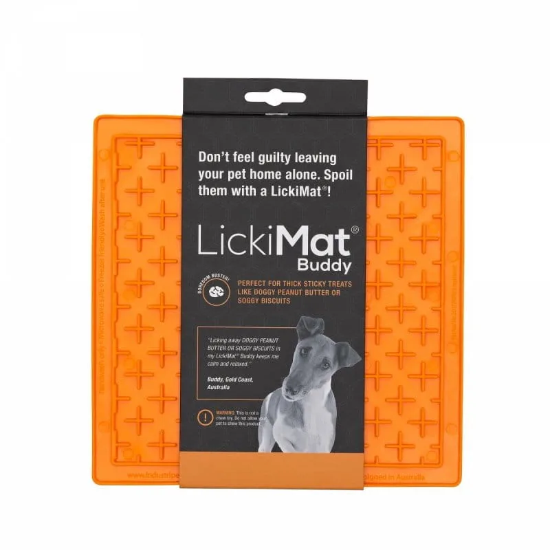 LICKIMAT CLASSIC BUDDY POMARAŃCZOWA - MATA DO LIZANIA