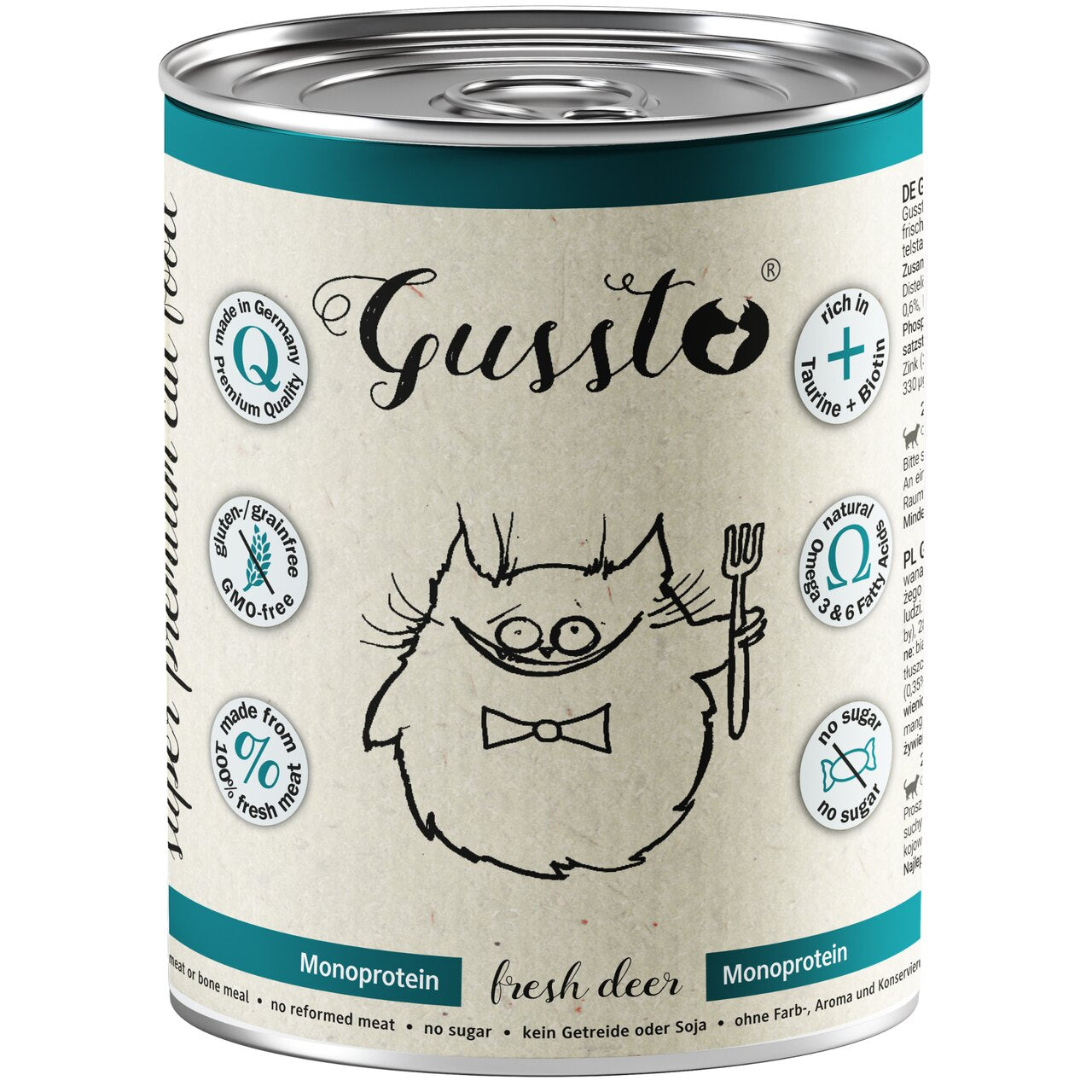 GUSSTO MOKRA KARMA KOT FRESH DEER 400G