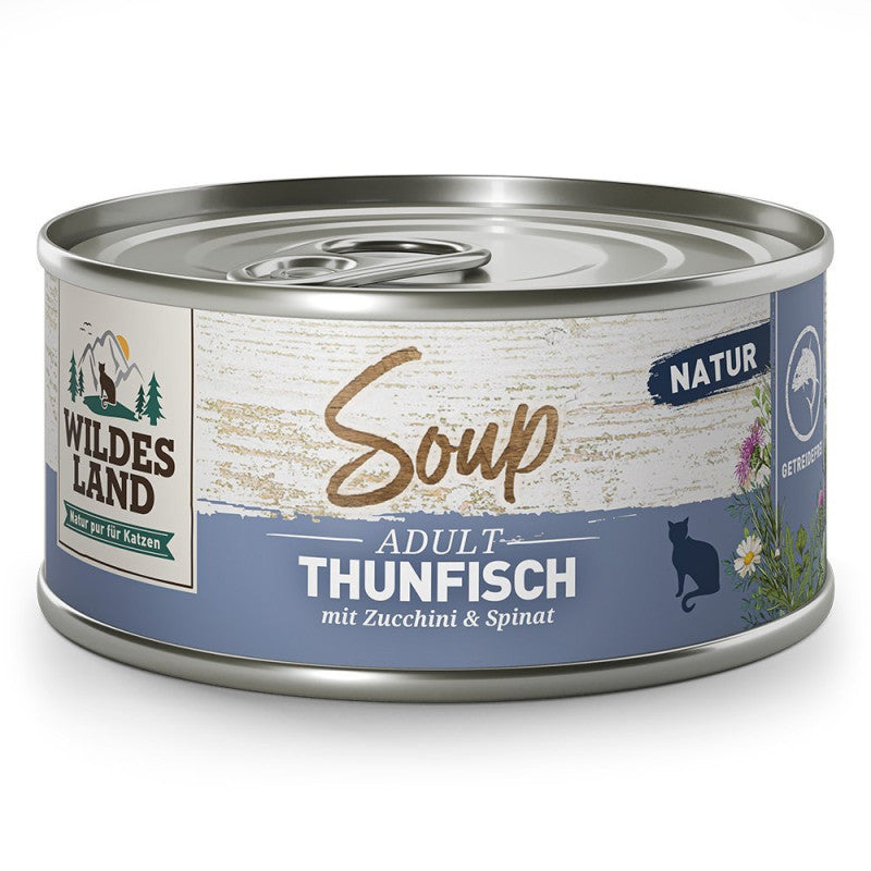 WILDES LAND CAT MOKRA KARMA DLA KOTA SOUP TUNA 80G