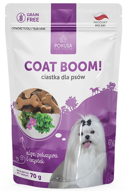 POKUSA PREMIUM SELECTION CIASTKA PIES COAT BOOM! 70G