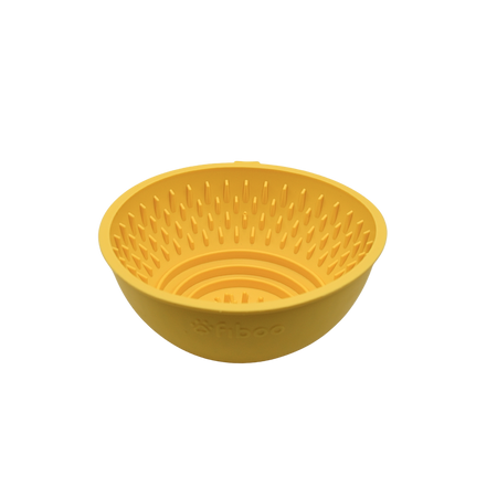 FIBOO FLIP FIBOOWL ŻÓŁTY - MISKA 2W1 Ø 17 CM