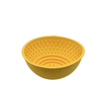 FIBOO FLIP FIBOOWL ŻÓŁTY - MISKA 2W1 Ø 17 CM