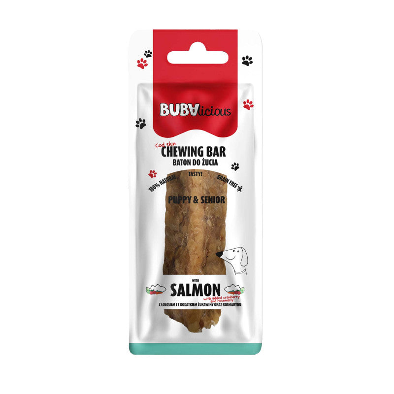 BUBA BUBALICIOUS GRYZAK DLA PSA BATON O SMAKU ŁOSOSIA 12CM