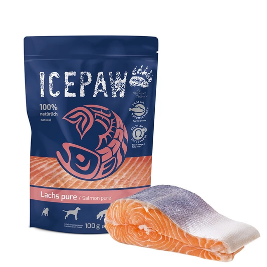ICEPAW MOKRA KARMA DLA PSA MOKRA KARMA DLA KOTA PURE SALMON 400G