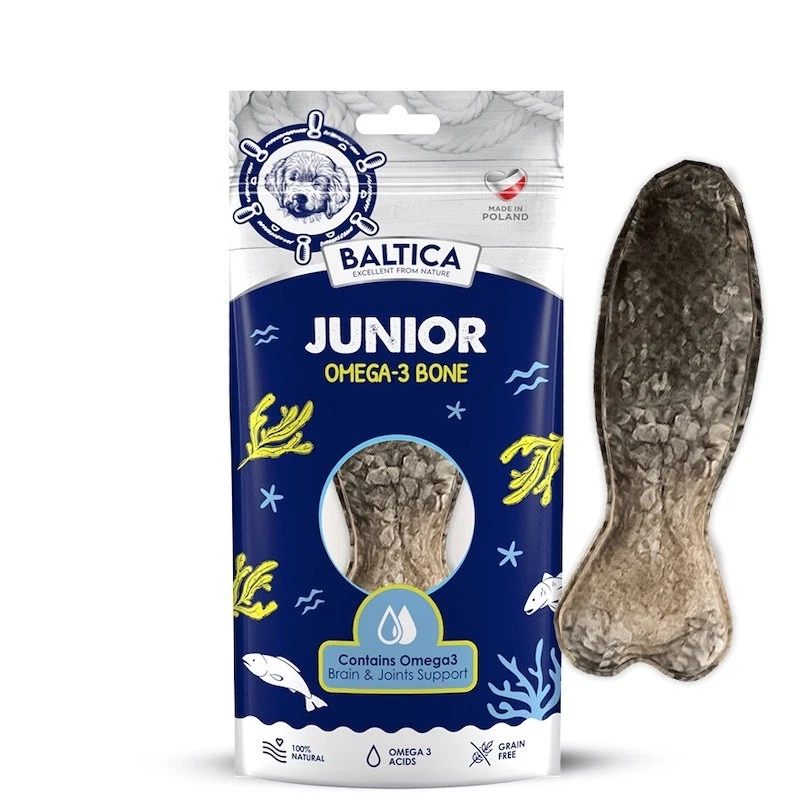 BALTICA EXCELLENT GRYZAK DLA PSA KOŚĆ JUNIOR OMEGA3 BONE 1SZT