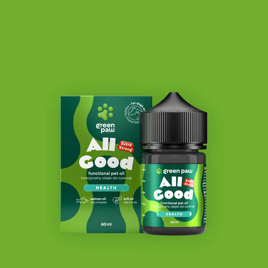 GREEN PAW ALL GOOD OIL 60ML - OLEJ CBG DLA ZWIERZĄT