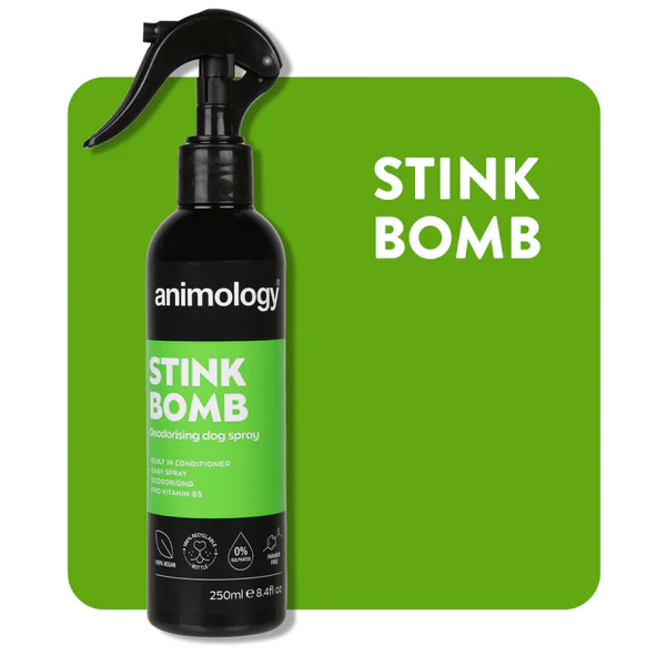 ANIMOLOGY STINK BOMB REFRESHING SPRAY - ODŻYWKA ODŚWIEŻAJĄCA SIERŚĆ PSA