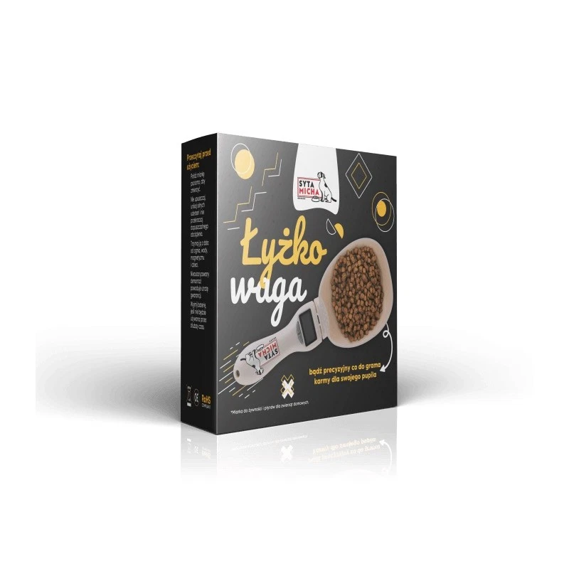 SYTA MICHA ŁYŻKO WAGA DO KARMY SUCHEJ