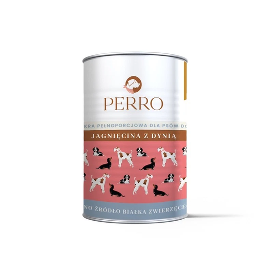 PERRO MOKRA KARMA DLA PSA JAGNIĘCINA Z DYNIĄ 400G
