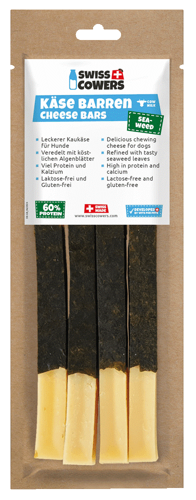 SWISSCOWERS CHEESE BARS SEAWEED S - SER DLA PSA