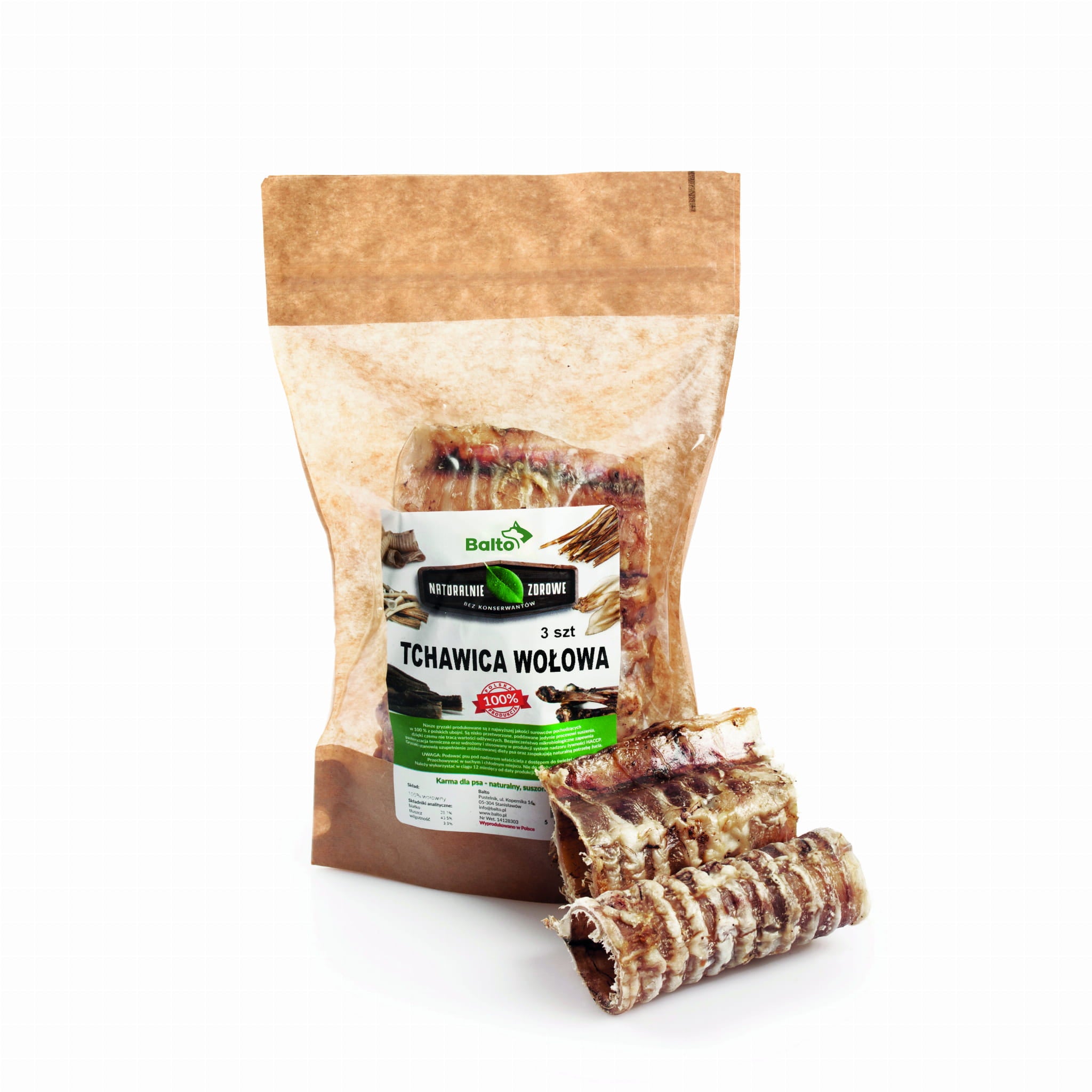 BALTO PREMIUM GRYZAK DLA PSA TCHAWICA WOŁOWA