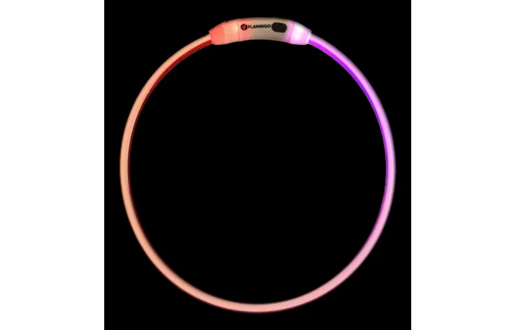 FLAMINGO DOG COLLAR RAINA VISIO MIX 20-63CM 8MM