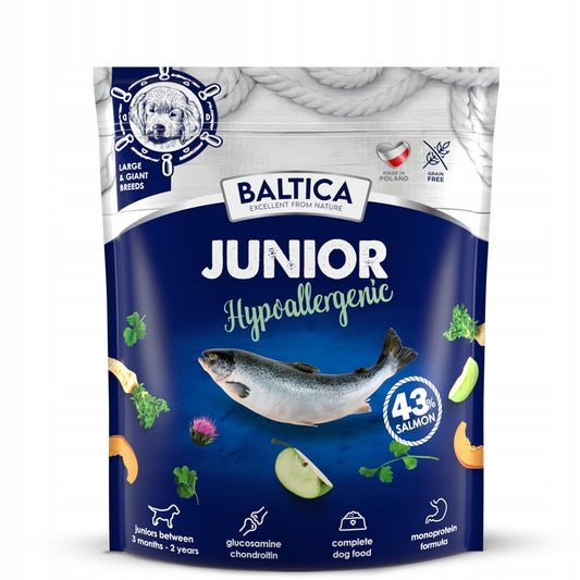BALTICA HYPO JUNIOR SUCHA KARMA PIES SALMON L/XL 1KG