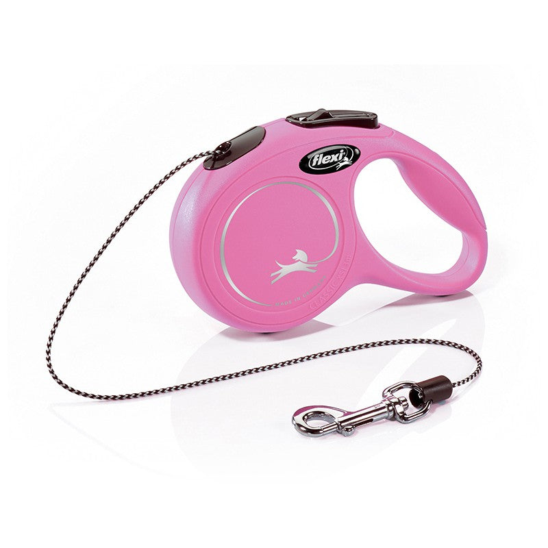 FLEXI SMYCZ AUTOMATYCZNA NEW CLASSIC LINKA XS 3M RÓŻOWA