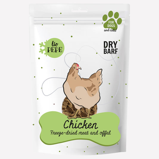 PAKA ZWIERZAKA PEPE PRZYSMAKI DLA PSA LIO KURCZAK (KURZE SERCA) 60G