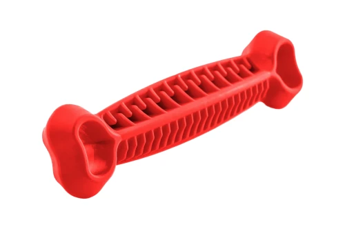 FIBOO FIBOONE DENTAL - CZERWONY 19CM - TRWAŁY GRYZAK DLA PSIAKA