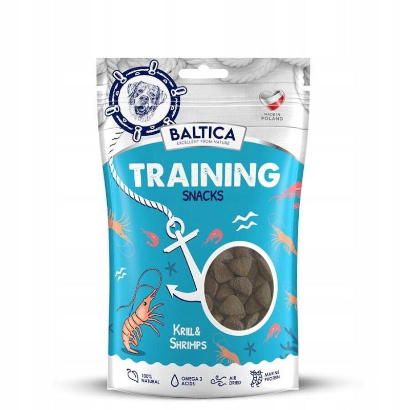 BALTICA EXCELLENT PRZYSMAKI DLA PSA TRAINING SNACKS KRILL&SHRIMPS 100G