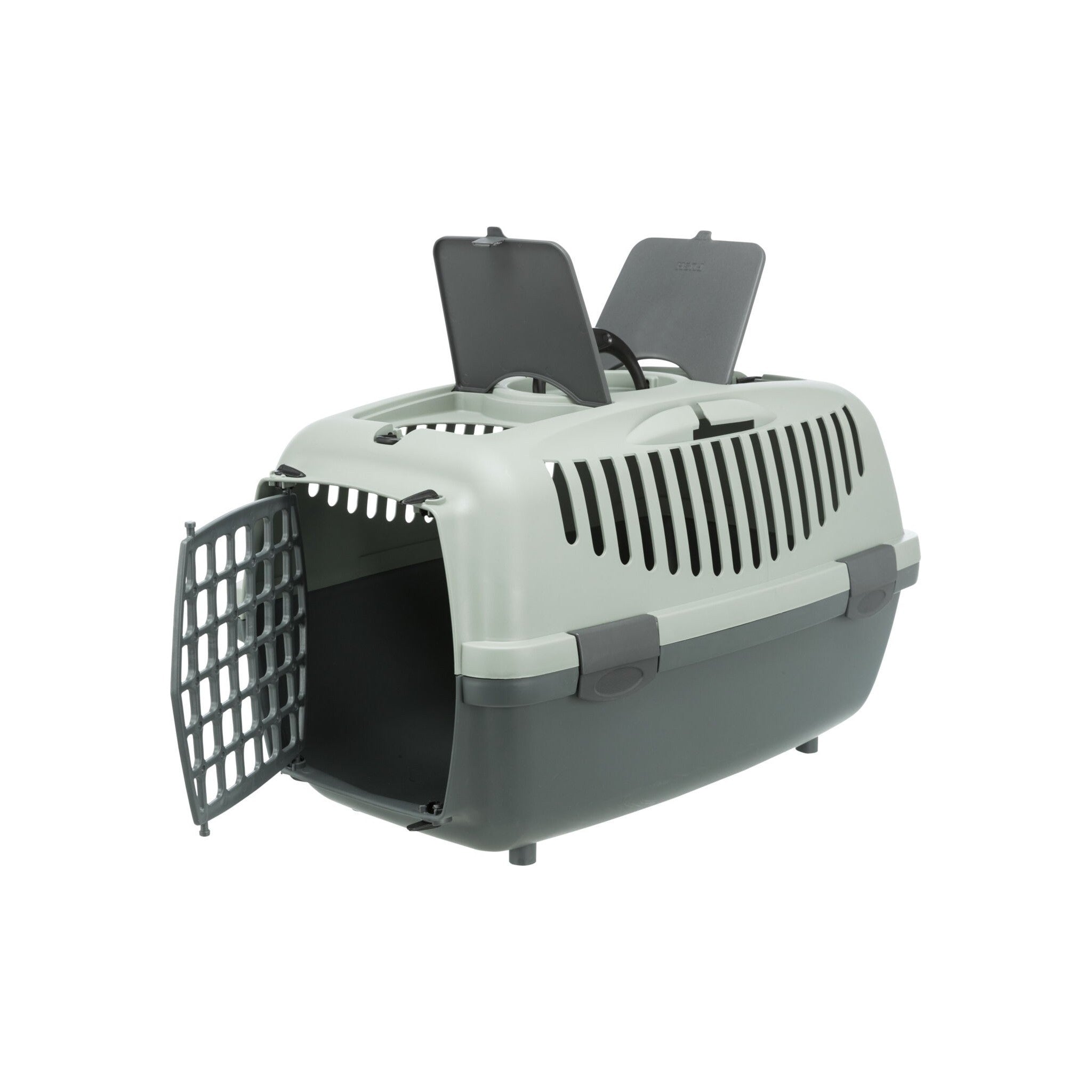 TRIXIE TRANSPORTER BE ECO CAPRI 2, ANTRACYT/SZARY/ZIELONY, 37 × 34 × 55 CM