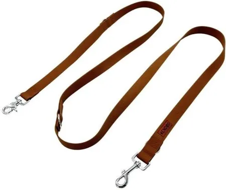 KENDOG SMYCZ PRZEPINANA PVC BROWN 200CM