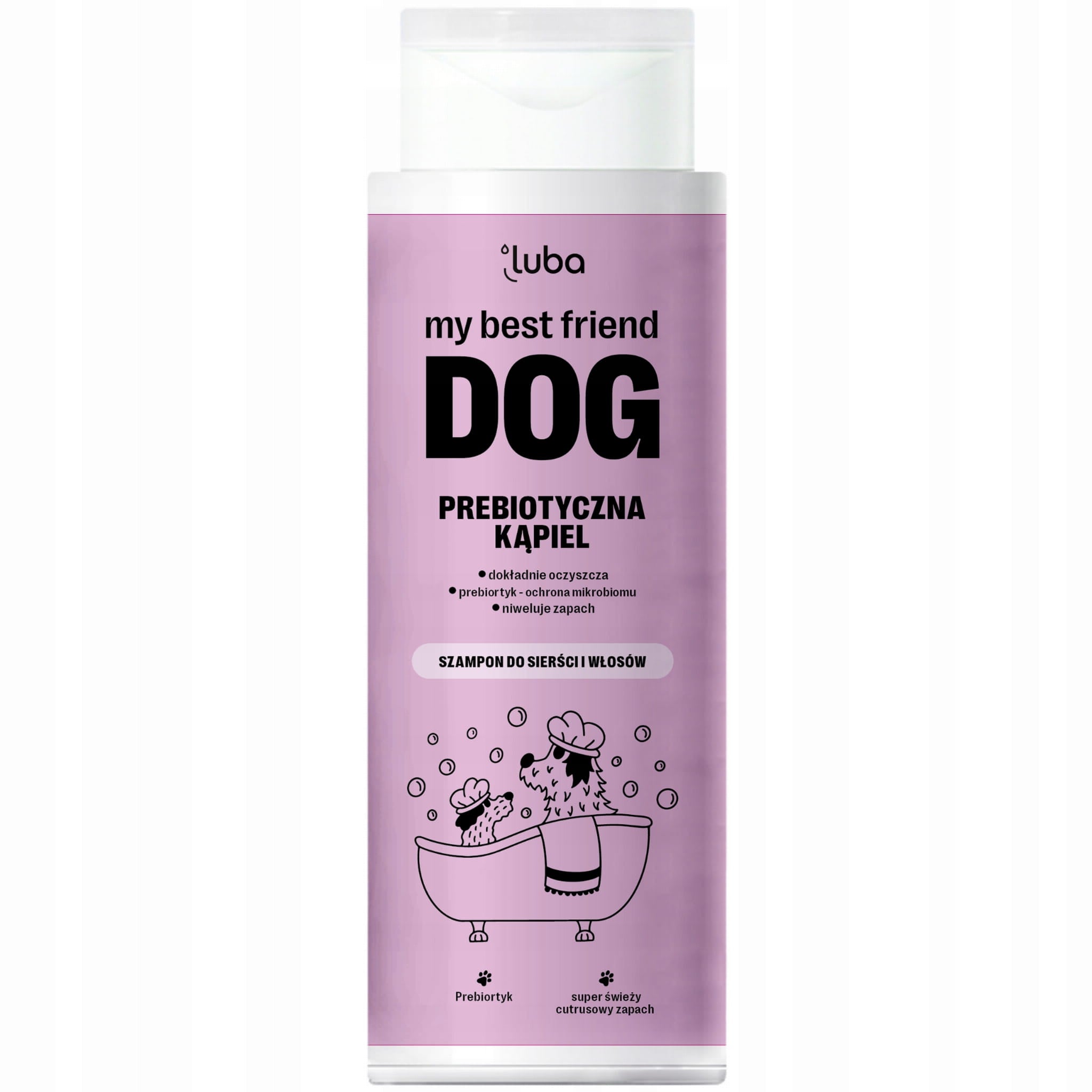 LUBA MY BEST FRIEND DOG PREBIOTYCZNA KĄPIEL SZAMPON 400ML