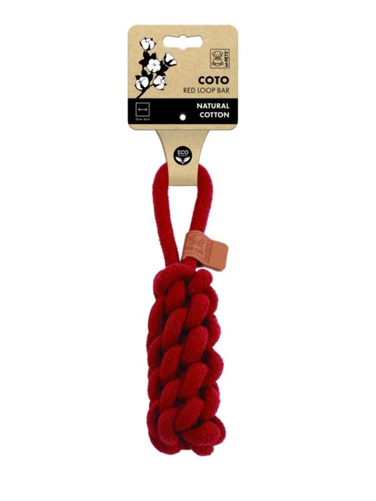 M-PETS ZABAWKA BAWEŁNIANA COTO LOOP BAR 22 CM