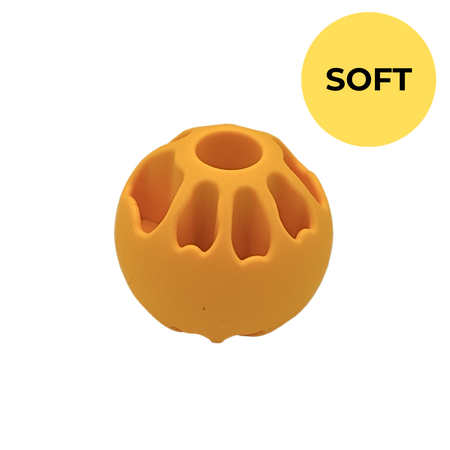 FIBOO SNACK FIBOOLL SOFT MIODOWY - PIŁKA NA SMAKOŁYKI