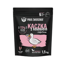 PAKA ZWIERZAKA PUPPY SUCHA KARMA DLA PSA KACZKA Z ŁOSOSIEM 1,5KG