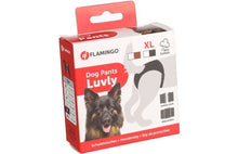 FLAMINGO DOG PANTS LUVLY XL - BLACK