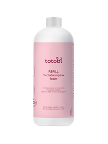 TOTOBI REFILL MICROBIOMPAW WZMACNIAJĄCA PIANKA DO MYCIA ŁAPEK BEZ UŻYCIA WODY 500ML