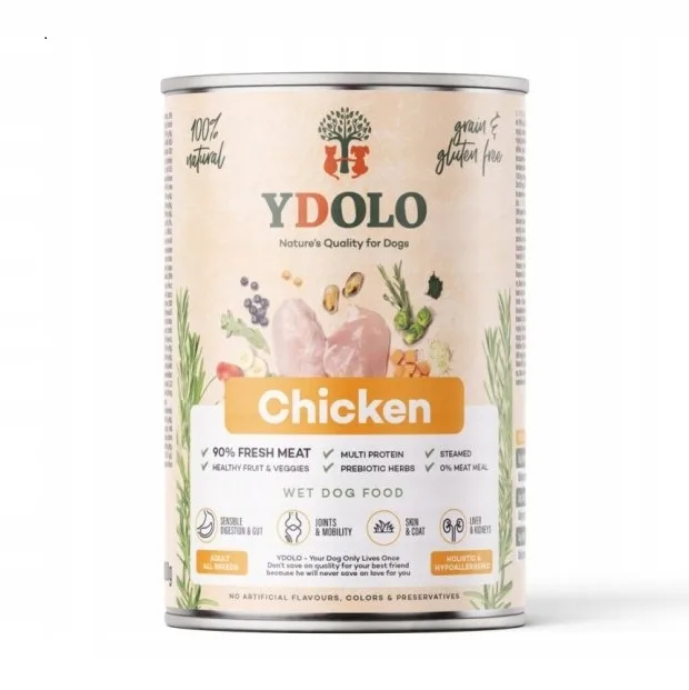 YDOLO MOKRA KARMA PIES CHICKEN 400G