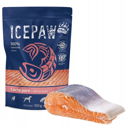 ICEPAW MOKRA KARMA DLA PSA MOKRA KARMA DLA KOTA PURE SALMON 100G