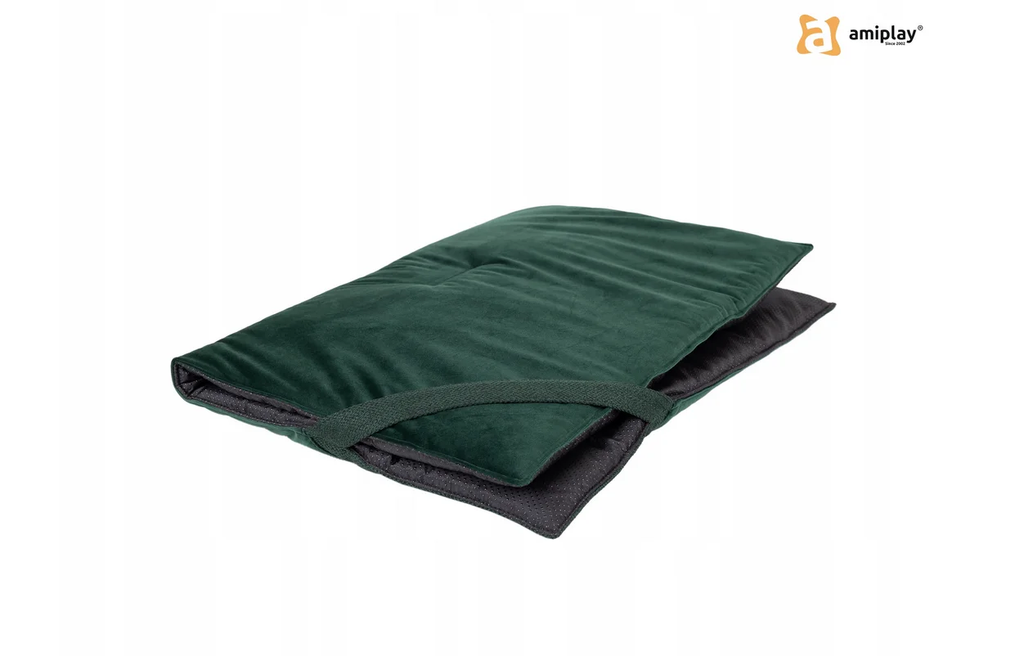 AMIPLAY MATA SIENA ZIELONA M - LEGOWISKO DLA PSIAKA
