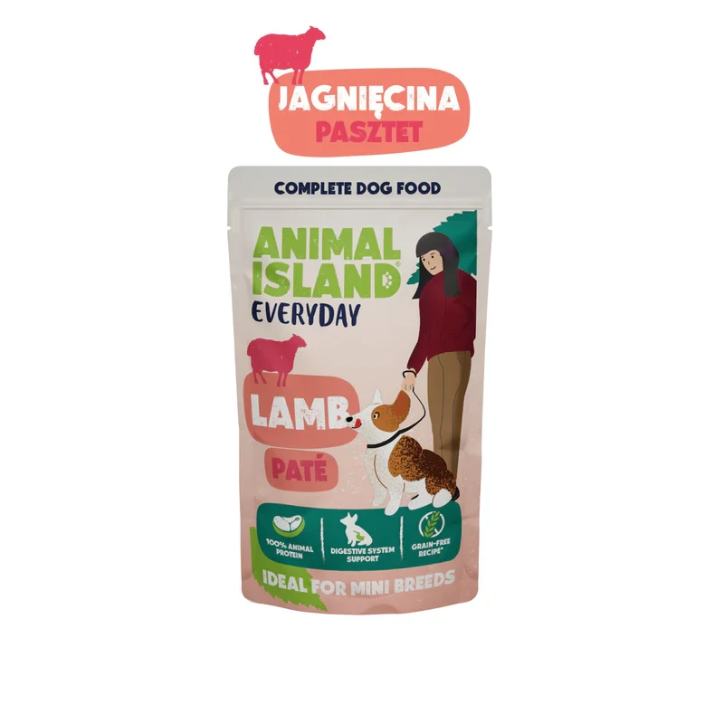 ANIMAL ISLAND MOKRA KARMA DLA PSA JAGNIĘCINA 150G