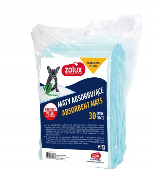 ZOLUX PODKŁADY HIGIENICZNE 45 X 60 CM - 30 SZTUK
